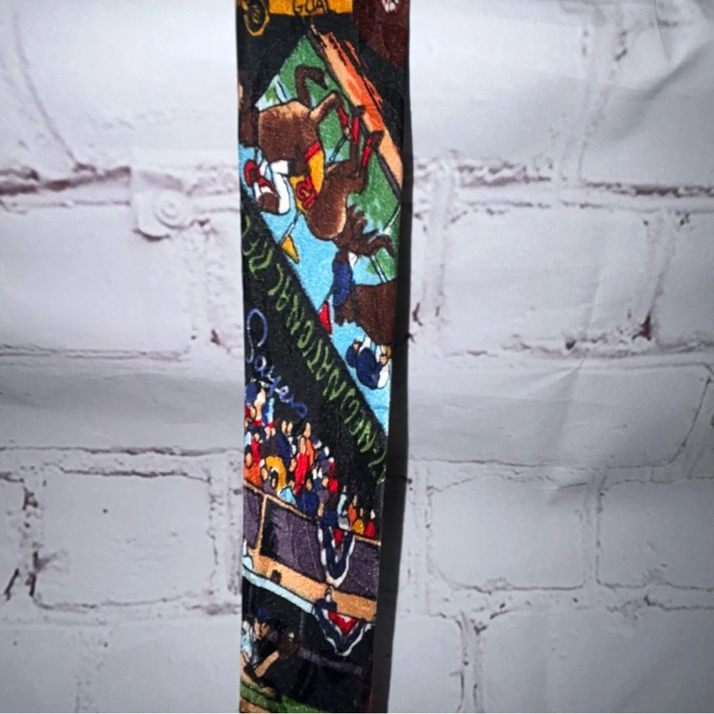 Vintage 1993 Nicole Miller sports‎ themed tie